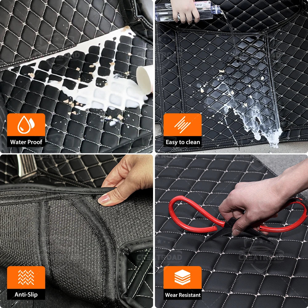 Tapis de sol de voiture personnalisé, couverture de tapis automobile, accessoires d'intérieur, pour Hyundai Tucson L (Turbo hybride/carburant) 2021 2022 2023 2024