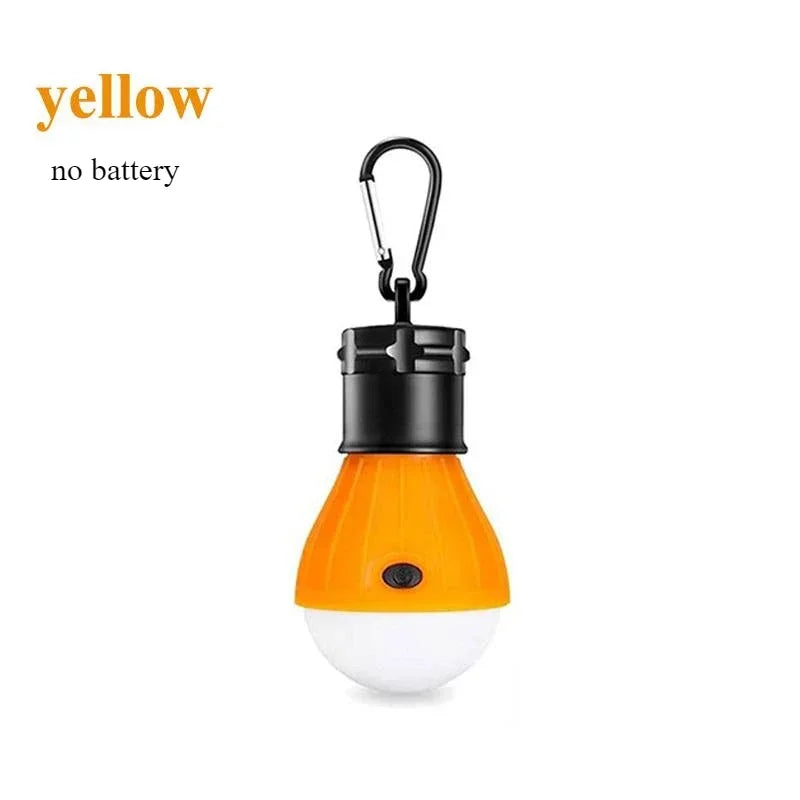 Lampe de tente extérieure Ampoule LED Lampe à crochet portable Lampe de camping adaptée aux sacs à dos extérieurs Voyant d'avertissement de sécurité pour enfants