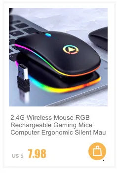Souris Laser portable ergonomique, commande au pouce, sans fil, optique, filaire, USB, pour ordinateur portable et PC, nouvelle collection