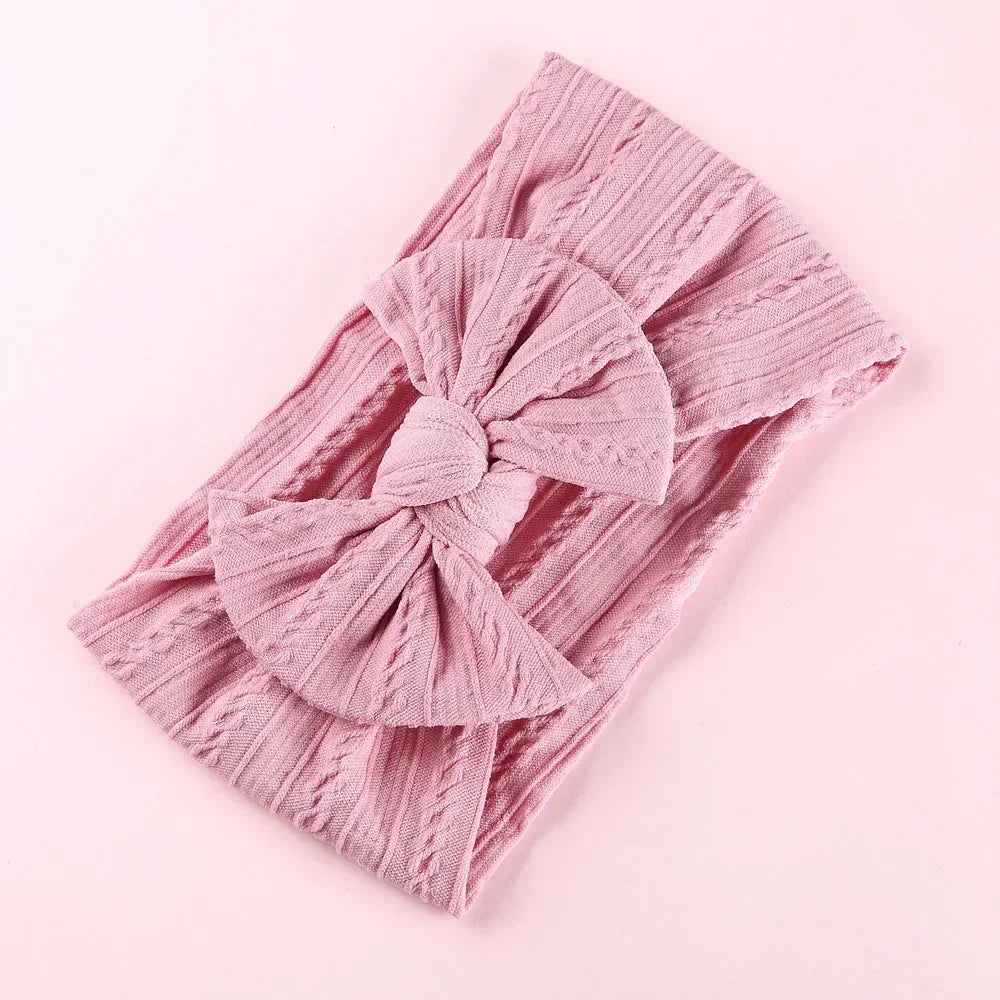 Bandeau élastique en Jacquard avec nœud papillon pour bébés, couvre-chef à nœud papillon, mignon, pour bébés filles, photographie pour nouveau-nés