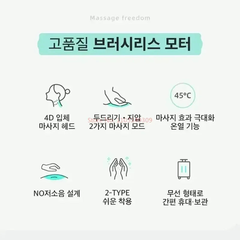 Ohio eur de cou multifonctionnel, châle de massage à compresse chaude, initié, Corée, 26W, BLDC