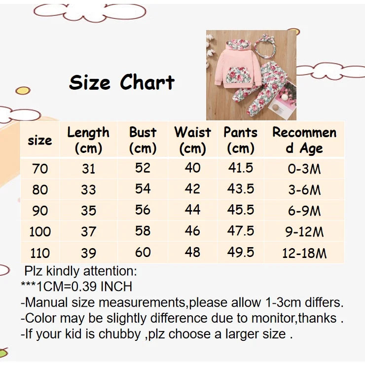 Ensemble de Vêtements à Capuche pour Bébé Fille de 0 à 18 Mois, Haut à Manches sulf, Pantalon, Bandeau de Sauna à Nministériels d Papillon, à la Mode, Automne, 3 Pièces
