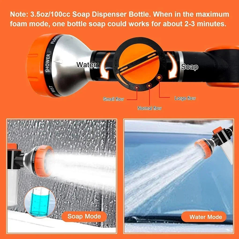 Buse de Pulvérisation à Haute Pression pour Chien, Douche Réglable, Tuyau, Pistolet, Livres, Bain, Mousse, Lance, Outil de Nettoyage