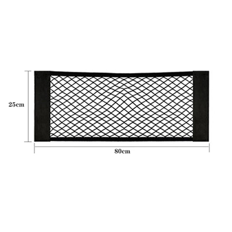 Filet de Rangement artificiel astique pour Siège Arrière de Voiture, Poche en Maille, Autocollant Magique, Sac Portable Universel, Accessoires