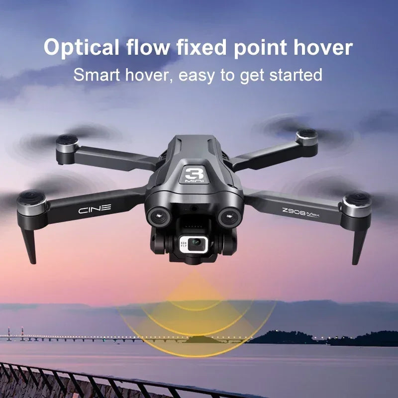 Xiaomi-Drone ATA JIA Z908 Pro /MAX 8K ESC 4K, professionnel, localisation de flux optique, évitement d'obstacles à 3 côtés, jouets quadricoptères