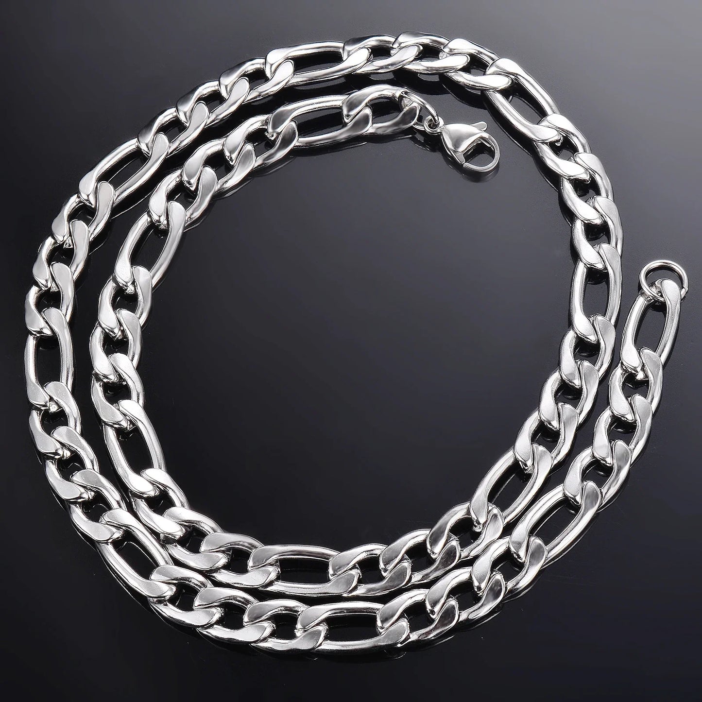 Collier en argent Sterling 925, 2-12mm de largeur 40-75cm, longue chaîne avec fermoir à homard, bijoux de fiançailles pour hommes et femmes, vente en gros
