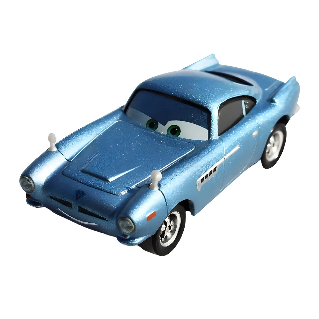 Disney Pixar-Voitures Rains Mcqueen Mack UnmunCollection pour enfants, véhicules moulés sous pression, modèle de jouet en alliage, cadeau, 3 jouets, 1:55