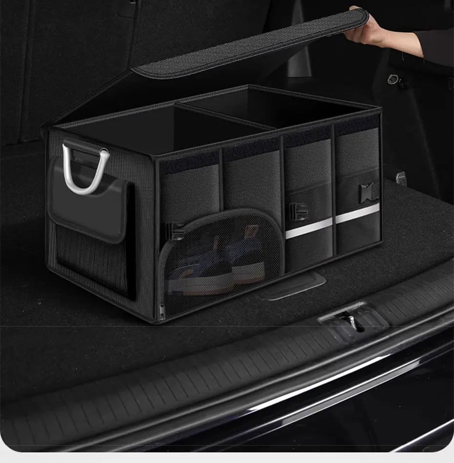 SEAMETAL-Coffre de Rangement Pliable, Étanche, Calandre Oxford, 110L, Grande Capacité, Évaluation de Voiture, Camping, Pêche, Facile à Transporter