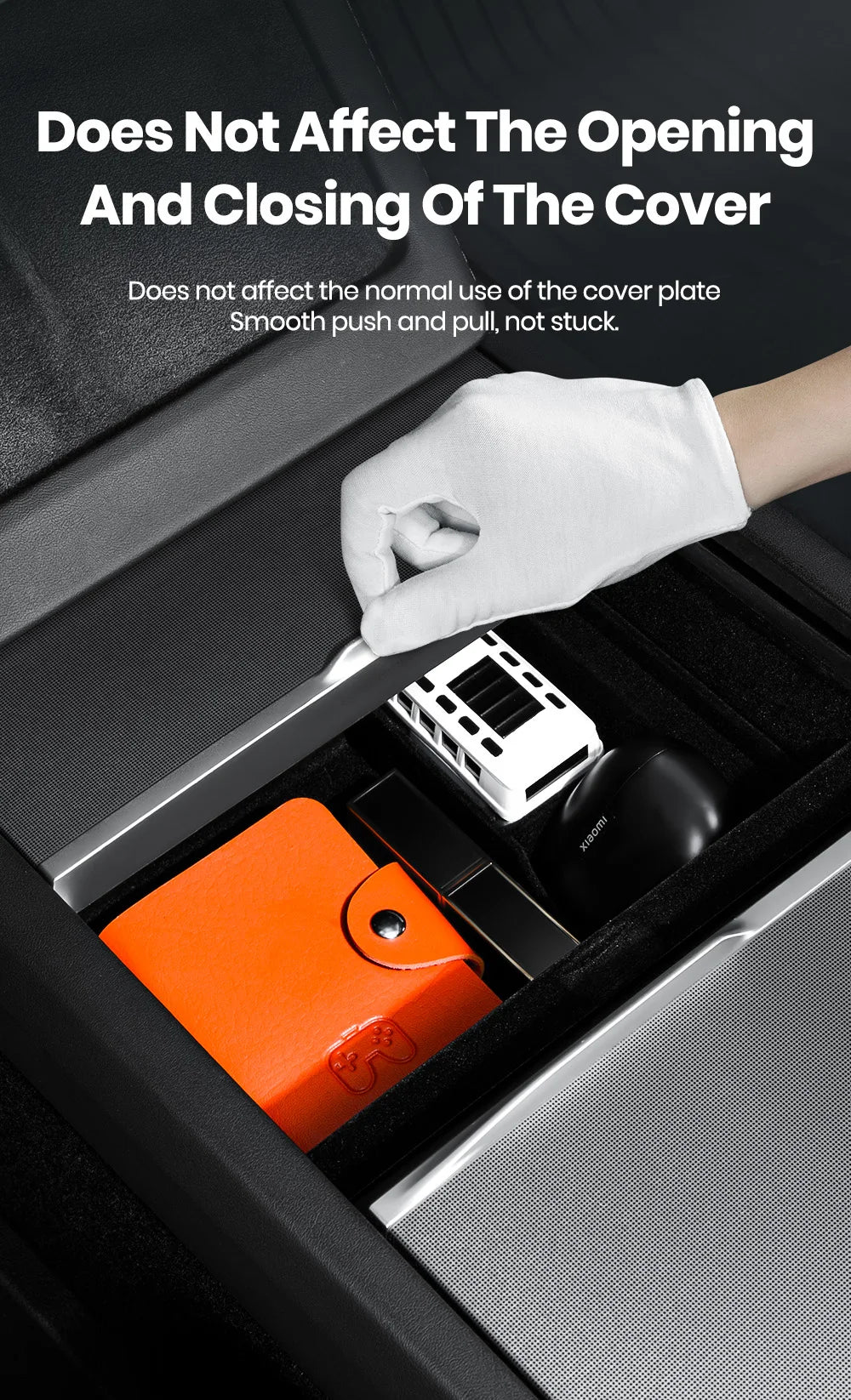 Accoudoir central caché, boîte de rangement, support de verre, organisateur de Console, accessoires pour Tesla modèle 3 Highland 2025 modèle Y 2021 – 2025