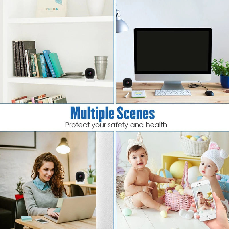 Xiaomi 4K Mini caméra de sécurité couleur Vision nocturne moniteur WiFi IP65 étanche détection de mouvement Surveillance avec Audio bidirectionnel