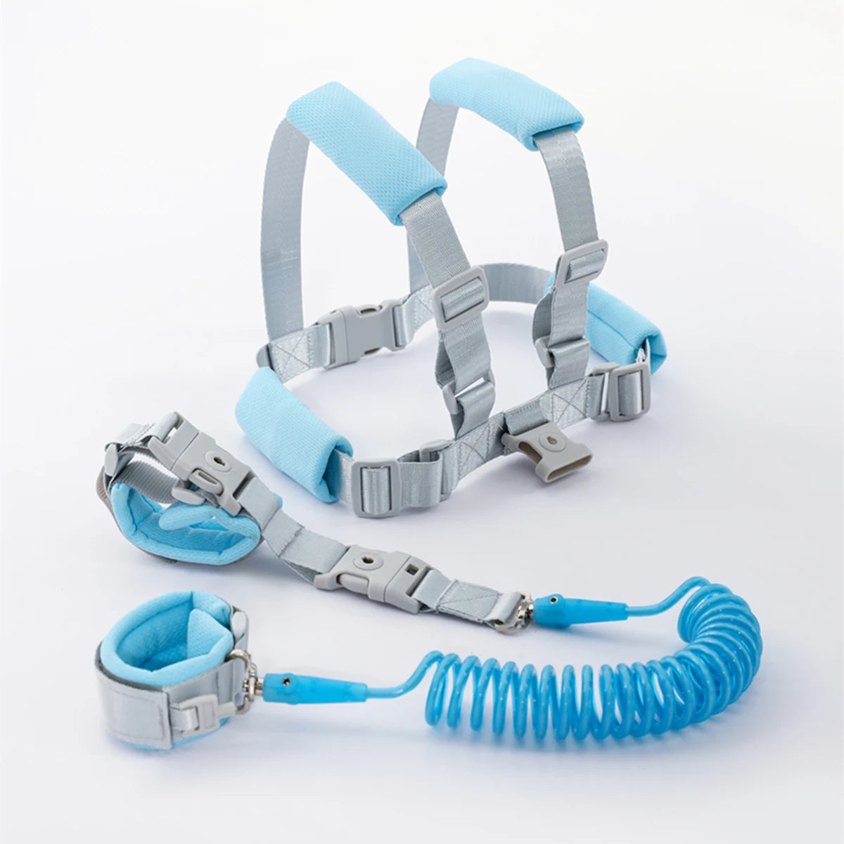 Ceinture de prévention des pertes pour nourrissons et jeunes enfants, corde de Traction, Bracelet de prévention des pertes pour bébé, corde à ressort de 1.5m, marche sûre pour bébé