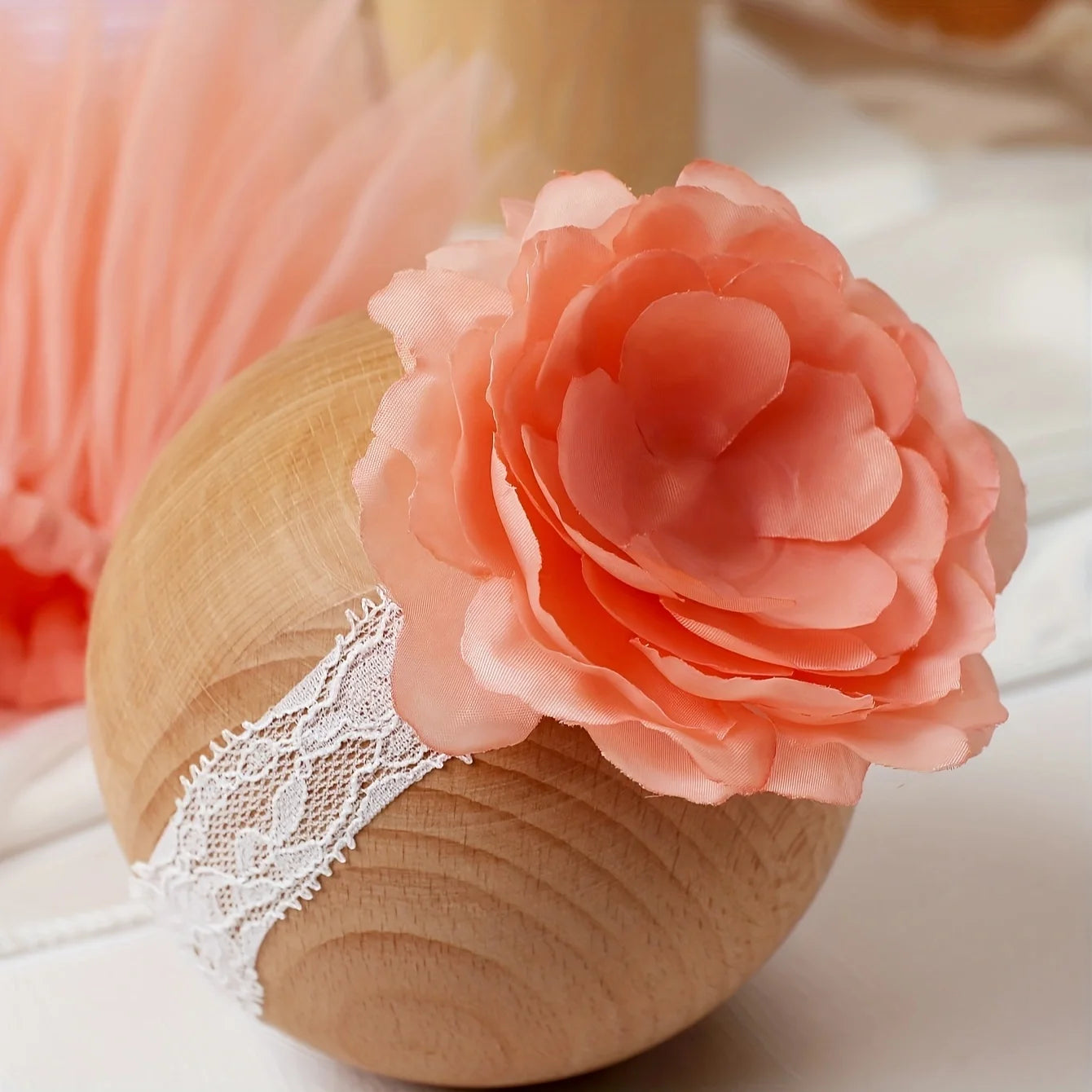 Ylsteed – tenues de photographie pour nouveau-né fille, jupe Tutu faite à la main avec bandeau fleuri, vêtements de princesse, accessoires Photo pour bébé fille