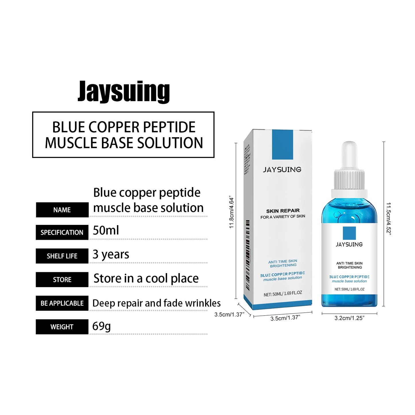 Offrez à votre peau un soin révolutionnaire ! Ce sérum hautement concentré associe des peptides de cuivre et des actifs hydratants puissants