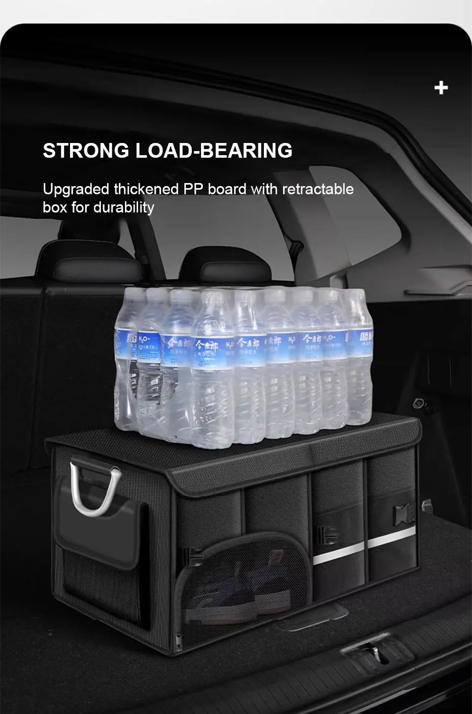 SEAMETAL-Coffre de Rangement Pliable, Étanche, Calandre Oxford, 110L, Grande Capacité, Évaluation de Voiture, Camping, Pêche, Facile à Transporter