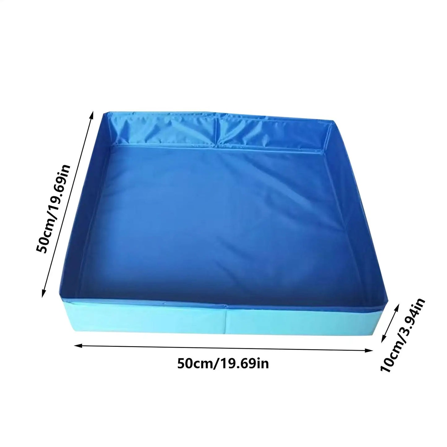 Piscine de bain pliable en PVC pour animaux de compagnie, pataugeoire pour chien, antidérapante, Non gonflable, pour chiots de compagnie, chats, autres animaux
