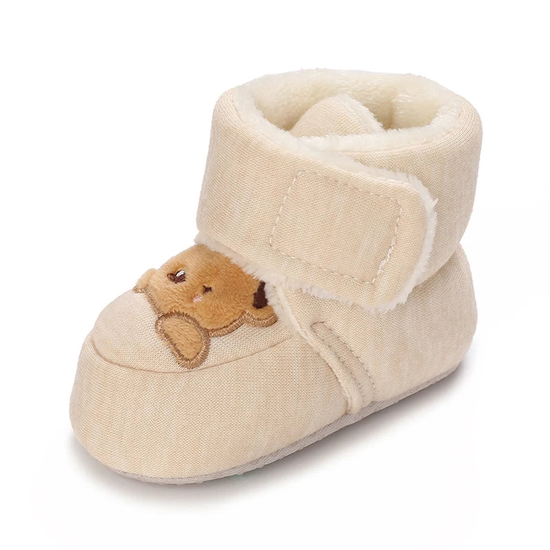 Mode bébé filles garçons mignon doux dessin animé coton enfant en bas âge chaussures premier marcheur chaussures pour les nouveau-nés