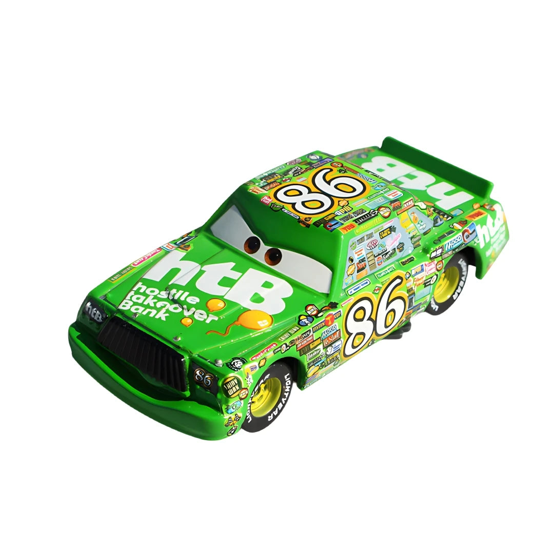 Disney Pixar-Voitures Rains Mcqueen Mack UnmunCollection pour enfants, véhicules moulés sous pression, modèle de jouet en alliage, cadeau, 3 jouets, 1:55