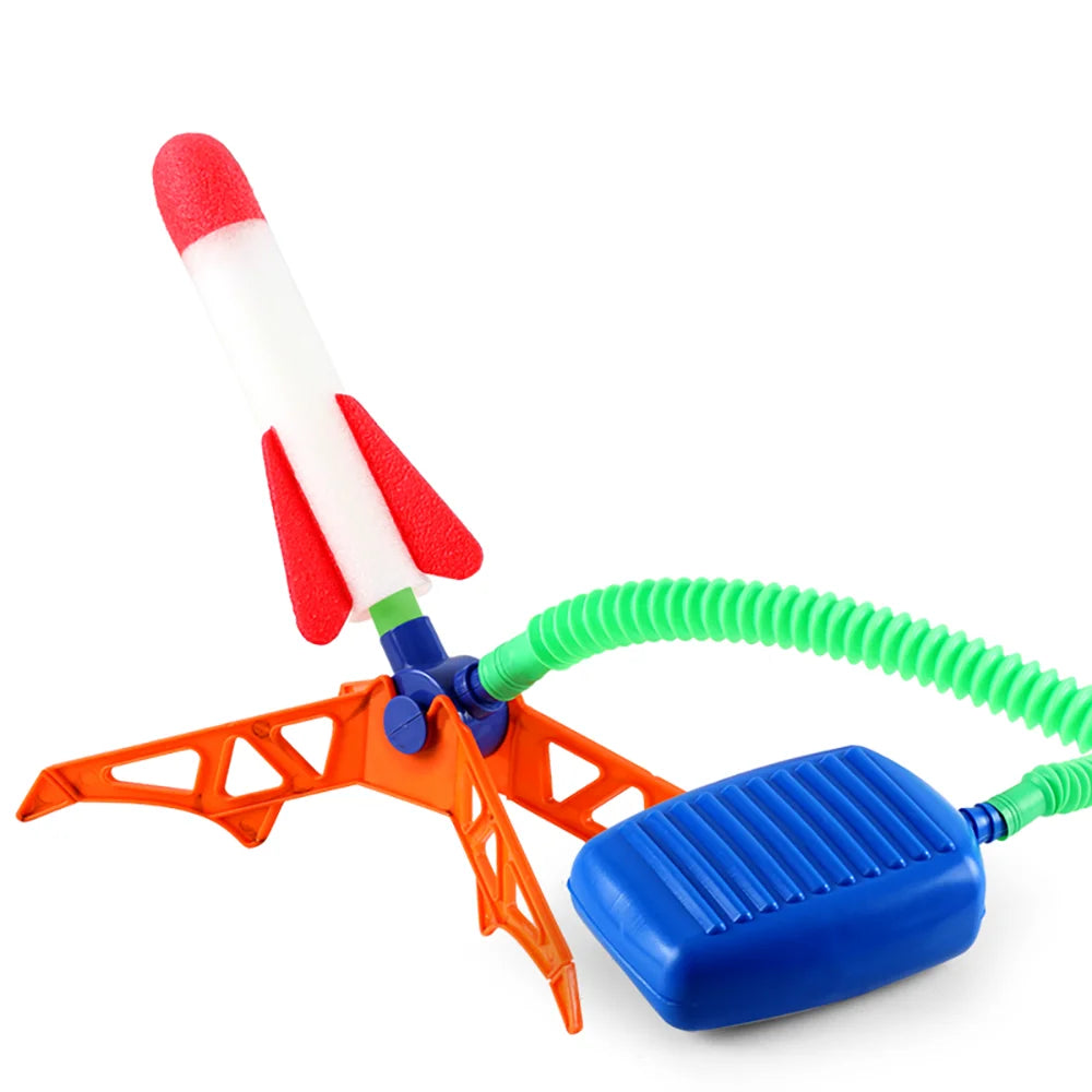 Lanceur de fusée pour enfants, pompe à pas, puissance pressée à Air, jeux familiaux en plein Air, cadeaux d'anniversaire, jouets de sport pour enfants