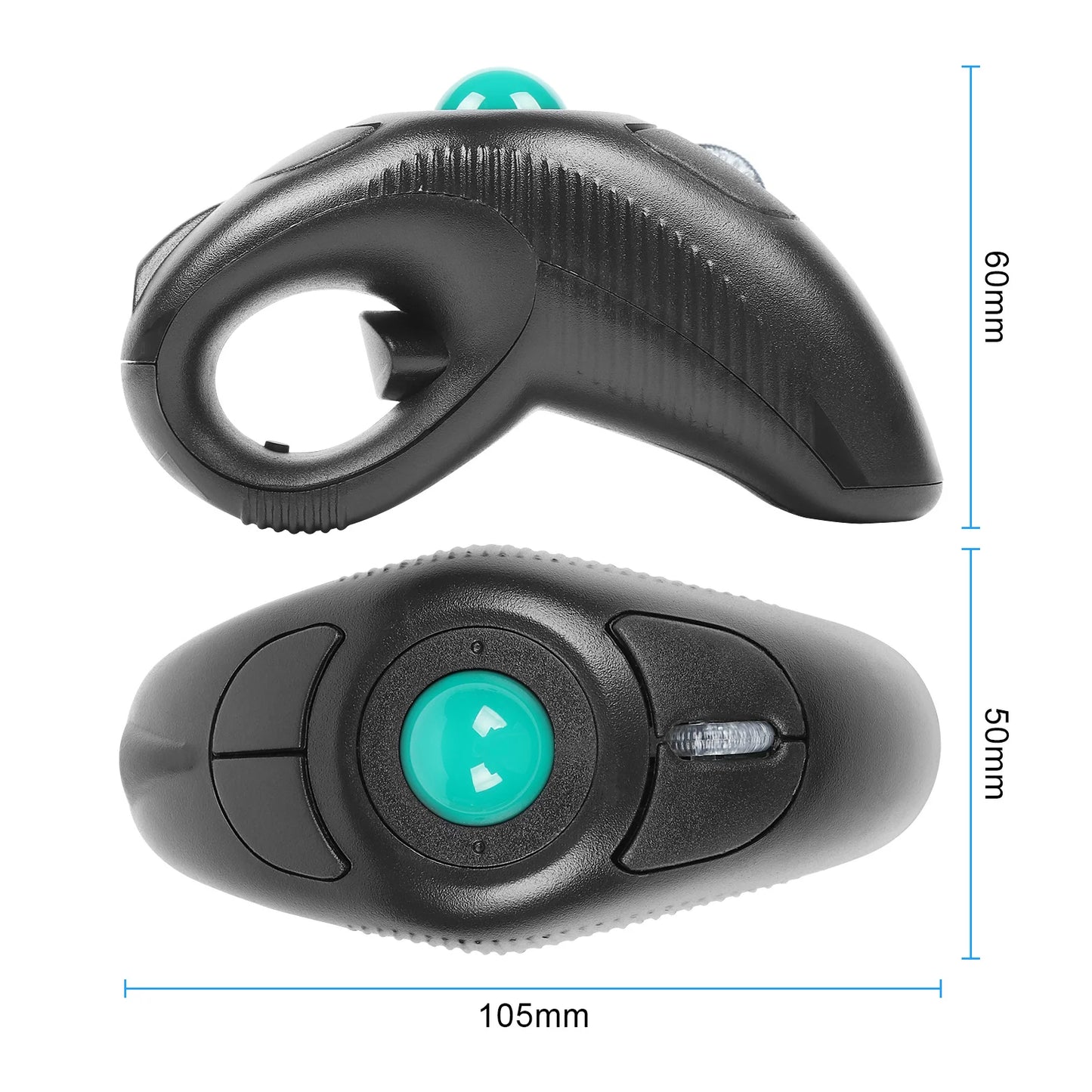 Souris Laser portable ergonomique, commande au pouce, sans fil, optique, filaire, USB, pour ordinateur portable et PC, nouvelle collection