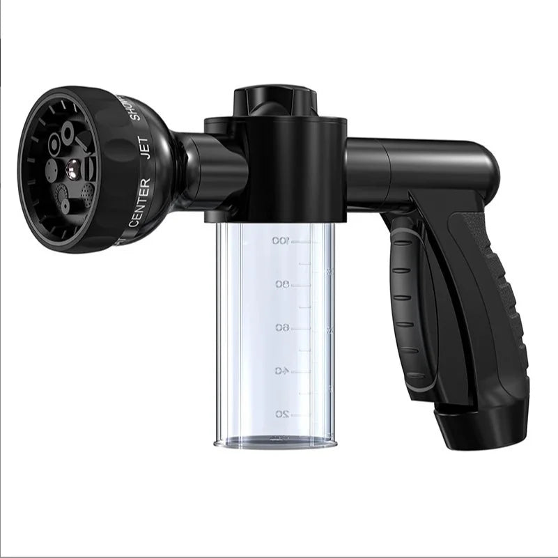 Buse de pulvérisation à haute pression, tuyau, pistolet de douche pour chien, 3 modes réglables, lavage des animaux domestiques, bain de nettoyage, mousse d'eau, savon, outil de nettoyage pour chien