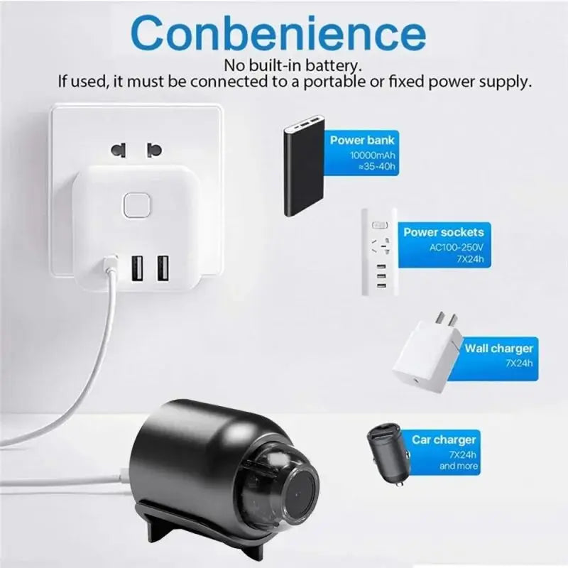 Nouveau X5 Mini caméra 1080P Vision nocturne claire léger Portable Premium caméras détection de mouvement caméra de Surveillance sans fil