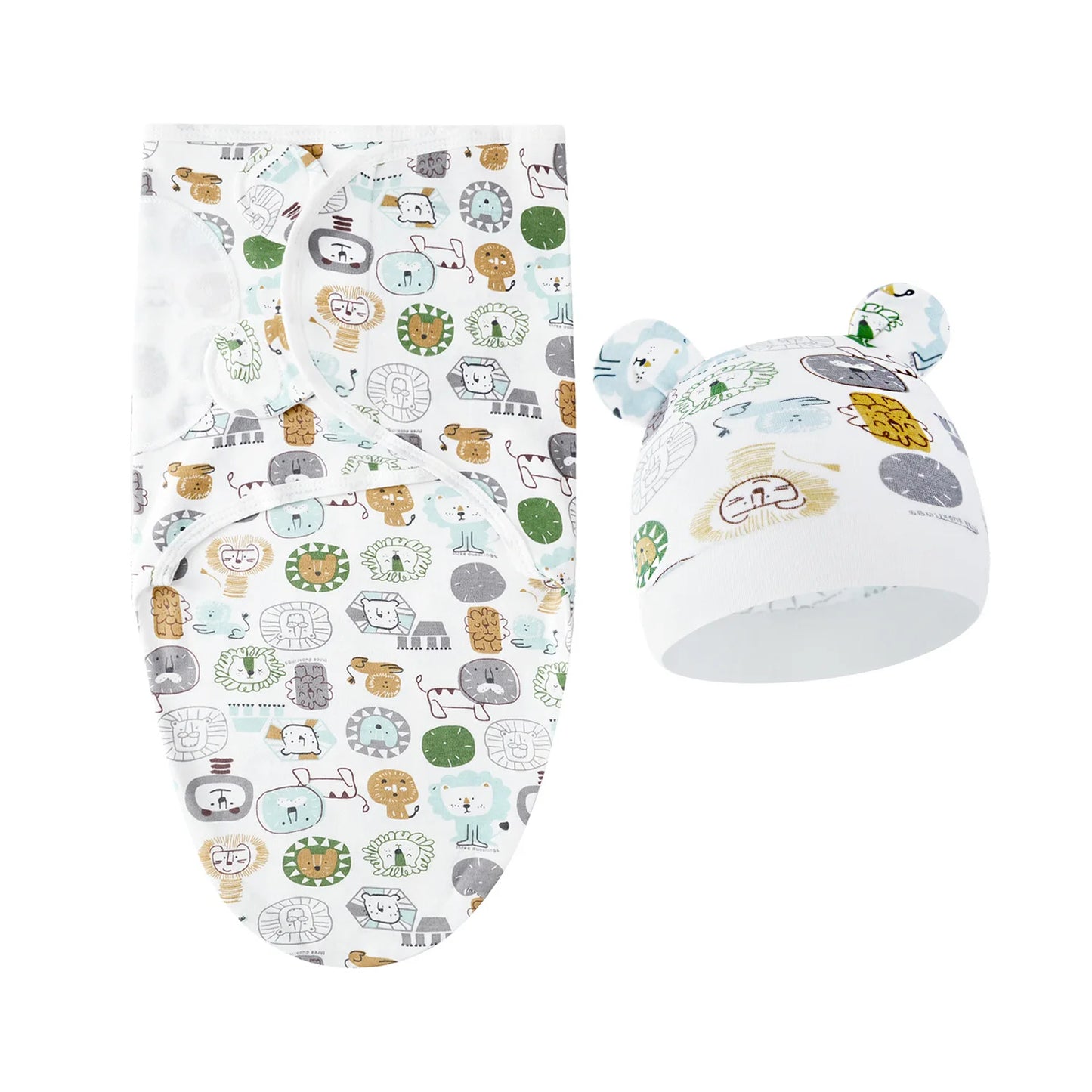 Bébé lange d'emmaillotage doux cocon bébé couvertures nouveau-né lange d'emmaillotage chaud coton bébé literie couverture