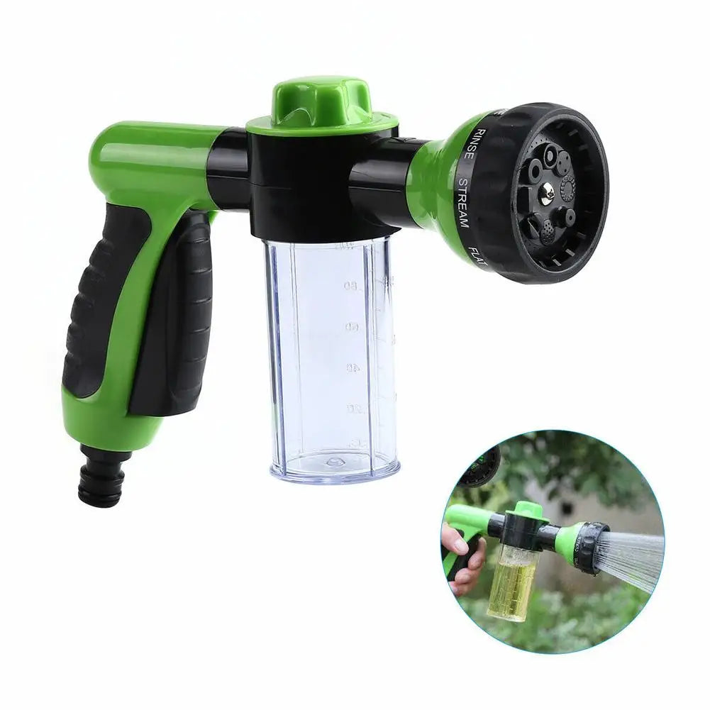 Buse de pulvérisation à haute pression, tuyau, pistolet de douche pour chien, 3 modes réglables, lavage des animaux domestiques, bain de nettoyage, mousse d'eau, savon, outil de nettoyage pour chien
