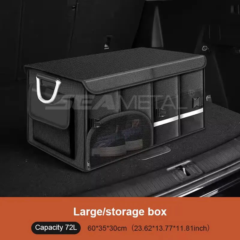 SEAMETAL-Coffre de Rangement Pliable, Étanche, Calandre Oxford, 110L, Grande Capacité, Évaluation de Voiture, Camping, Pêche, Facile à Transporter