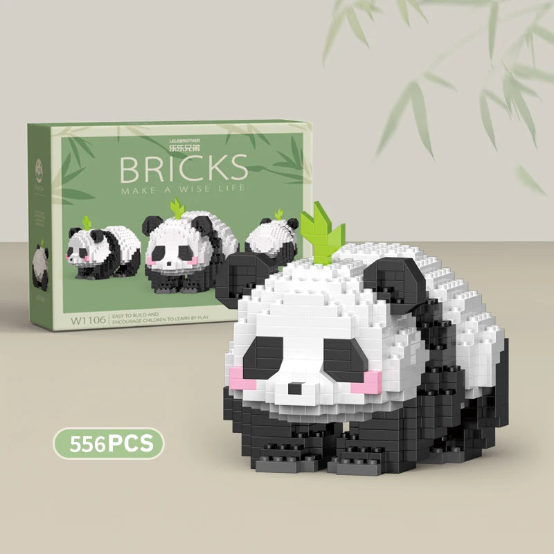 Mini Animal de Style Chinois à Assembler Soi-Même, Briques de Construction, Modèle Créatif, pour Garçon