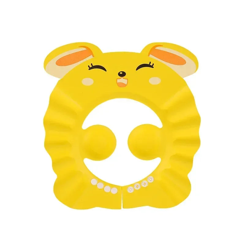 Chapeau de douche pour enfants, Protection des oreilles, bonnet souple pour bébé, lavable pour cheveux réglable, shampoing pour enfants, couvre-tête de Protection pour le bain