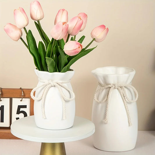 Vase en plastique de style bohème, décoration d'intérieur, vase européen, utilisé pour le mariage, la table à manger, le salon, le bureau, la décoration de la chambre à coucher