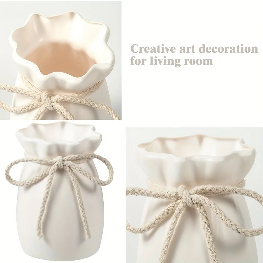 Vase en plastique de style bohème, décoration d'intérieur, vase européen, utilisé pour le mariage, la table à manger, le salon, le bureau, la décoration de la chambre à coucher