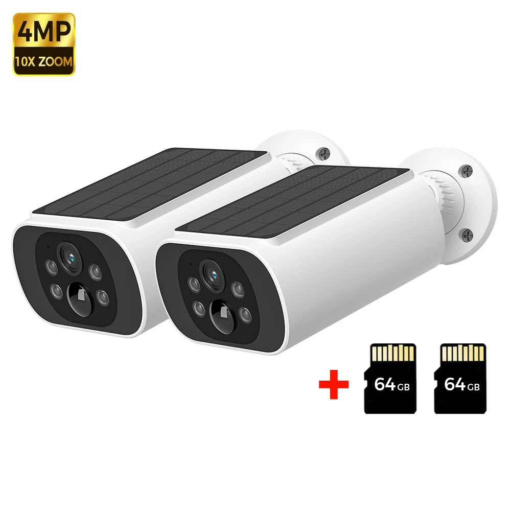 ALEVIO 2.5K caméra solaire extérieure caméra sans fil WIFI Ultra veille temps PIR lumière de mouvement couleur Vision nocturne AI détecter batterie Cam