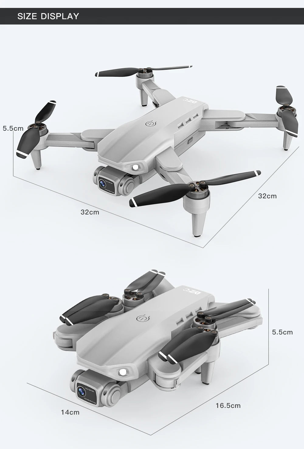 LYZRC L900 PRO GPS Drone 4K professionnel HD double caméra 5G WIFI moteur sans brosse FPV quadrirotor pliable photographie aérienne Drone