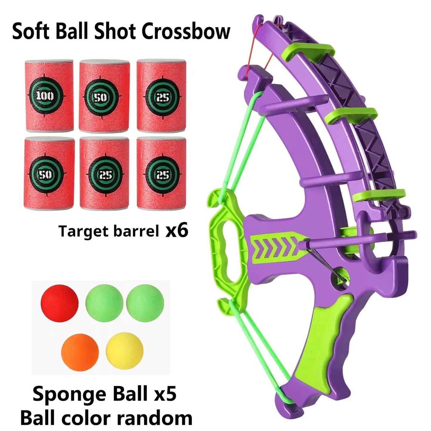 Jouet de pratique de cible de balle molle pour enfants, jouets de pratique de tir éducatifs avec balles souples
