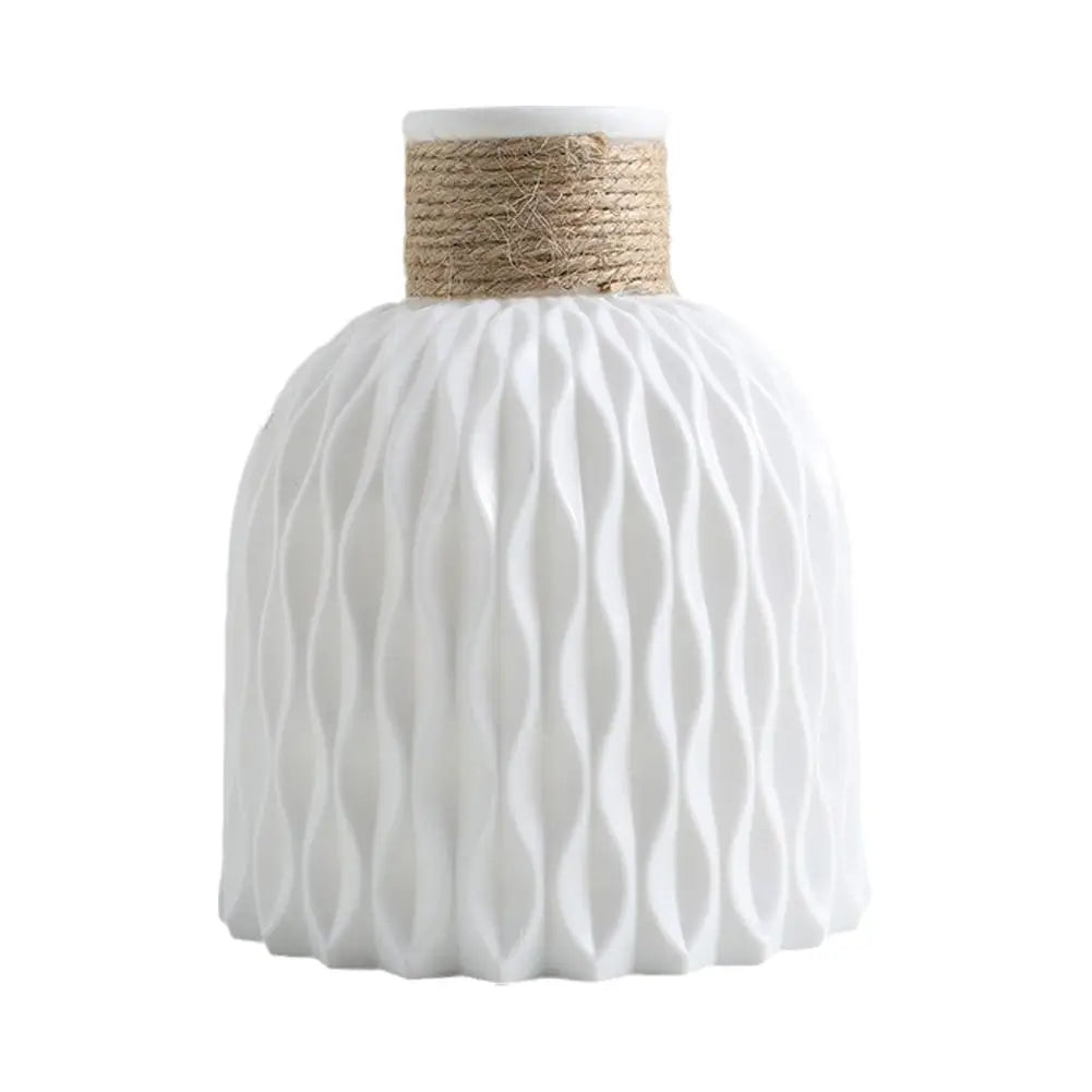 Vase à fleurs en plastique avec UL, pot de fleurs bricolage, porcelaine de salon, articles de fleurs, ornements de décoration pour la maison