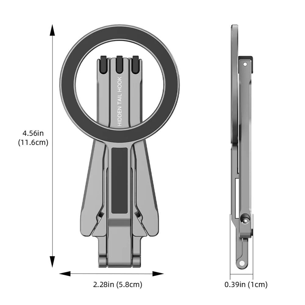 Trépied de téléphone portable de poche magnétique support de trépied pour support de téléphone pliable MagSafe support de téléphone pour iPhone 16 15 14 13 12