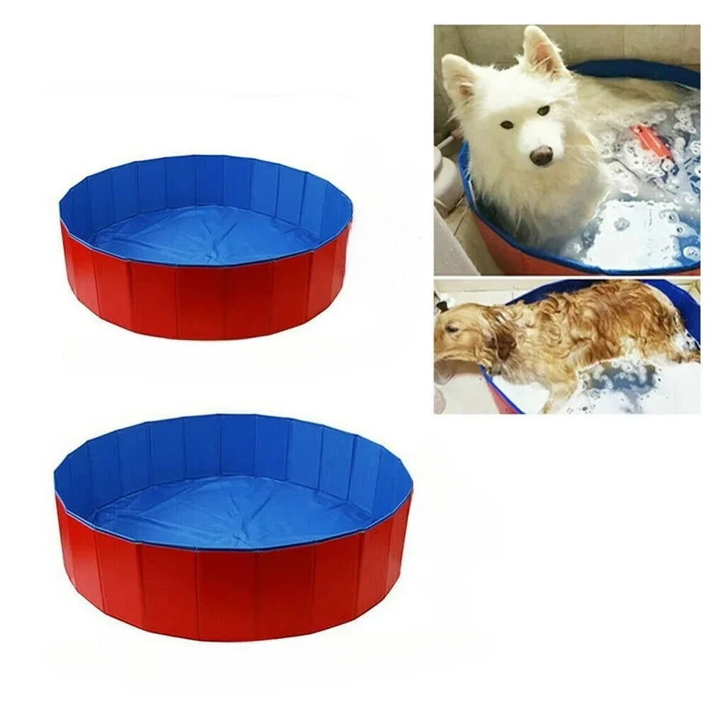 Piscine pliable pour chien, baignoire pour animaux de compagnie, pour petits chiens, intérieur et extérieur, lavage frais, baignoire, accessoires pour animaux de compagnie