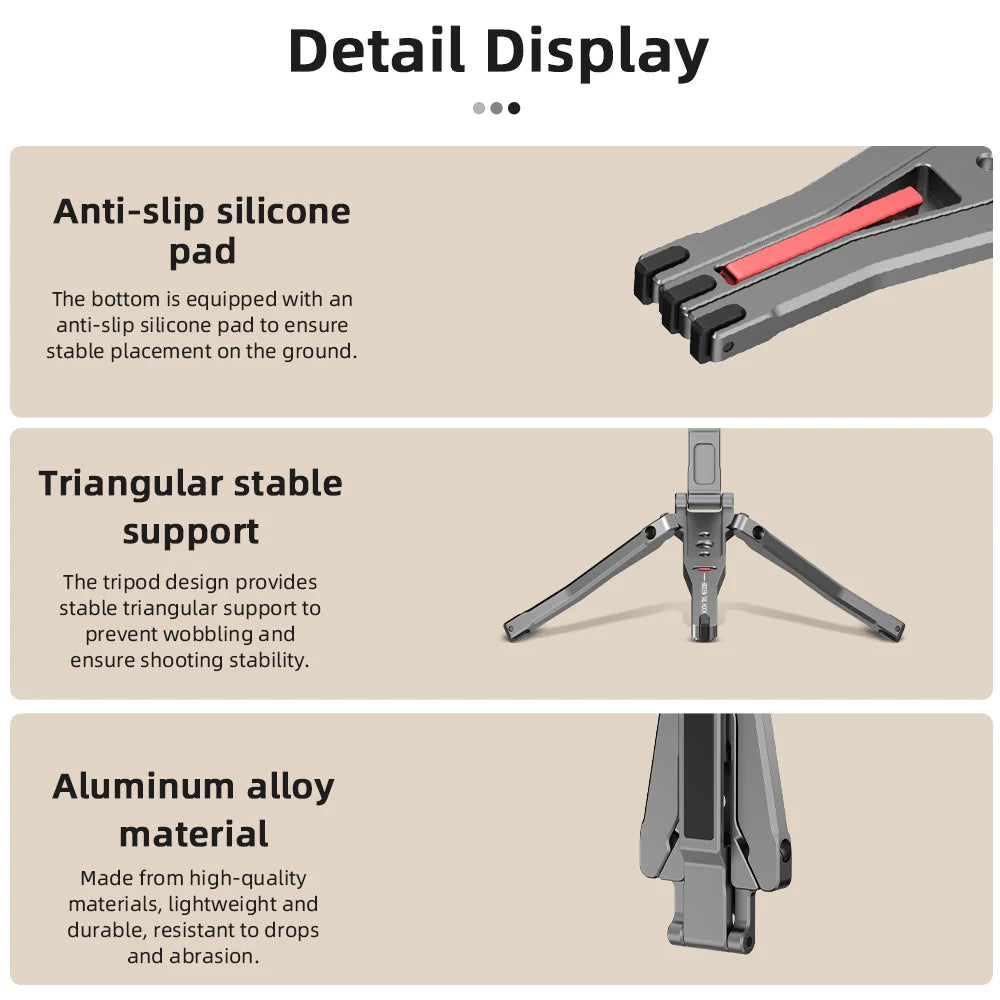 Support magnétique pour iPhone 16 15 14 13 Pro/Pro Max, accessoires universels pour trépied magnétique Magsafe en alliage d'aluminium pour téléphone