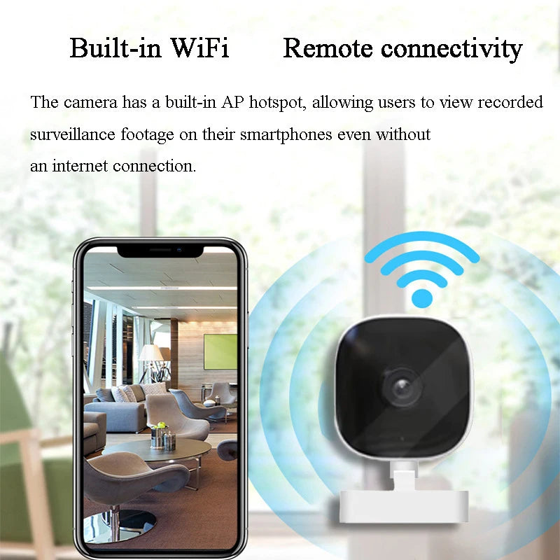 Xiaomi 4K Mini caméra de sécurité couleur Vision nocturne moniteur WiFi IP65 étanche détection de mouvement Surveillance avec Audio bidirectionnel
