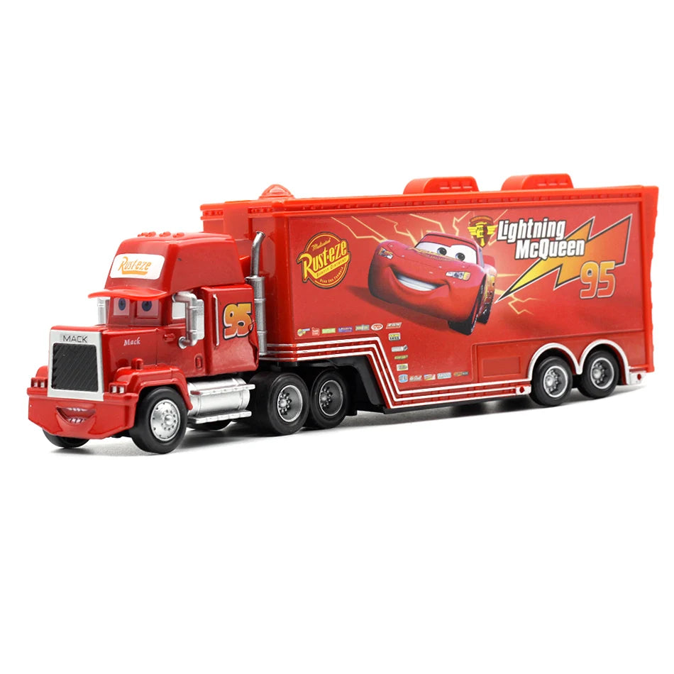 5 pièces Disney Pixar foudre McQueen voitures 1:55 véhicule moulé sous pression carrosserie en métal alliage matériel enfant modèle jouet voiture cadeau d'anniversaire