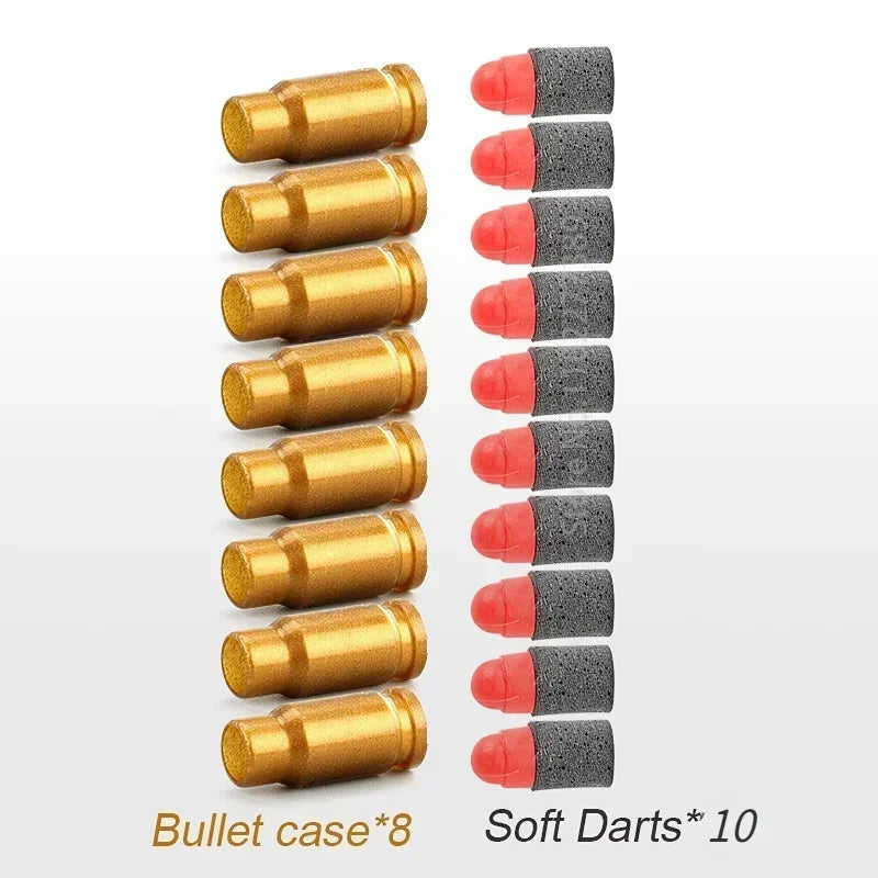 Pistolet Airsoft à éjection de coque pour enfants, balle molle, arme jouet, tir de Noël, jeu de plein air, cadeau pour garçons, le plus récent