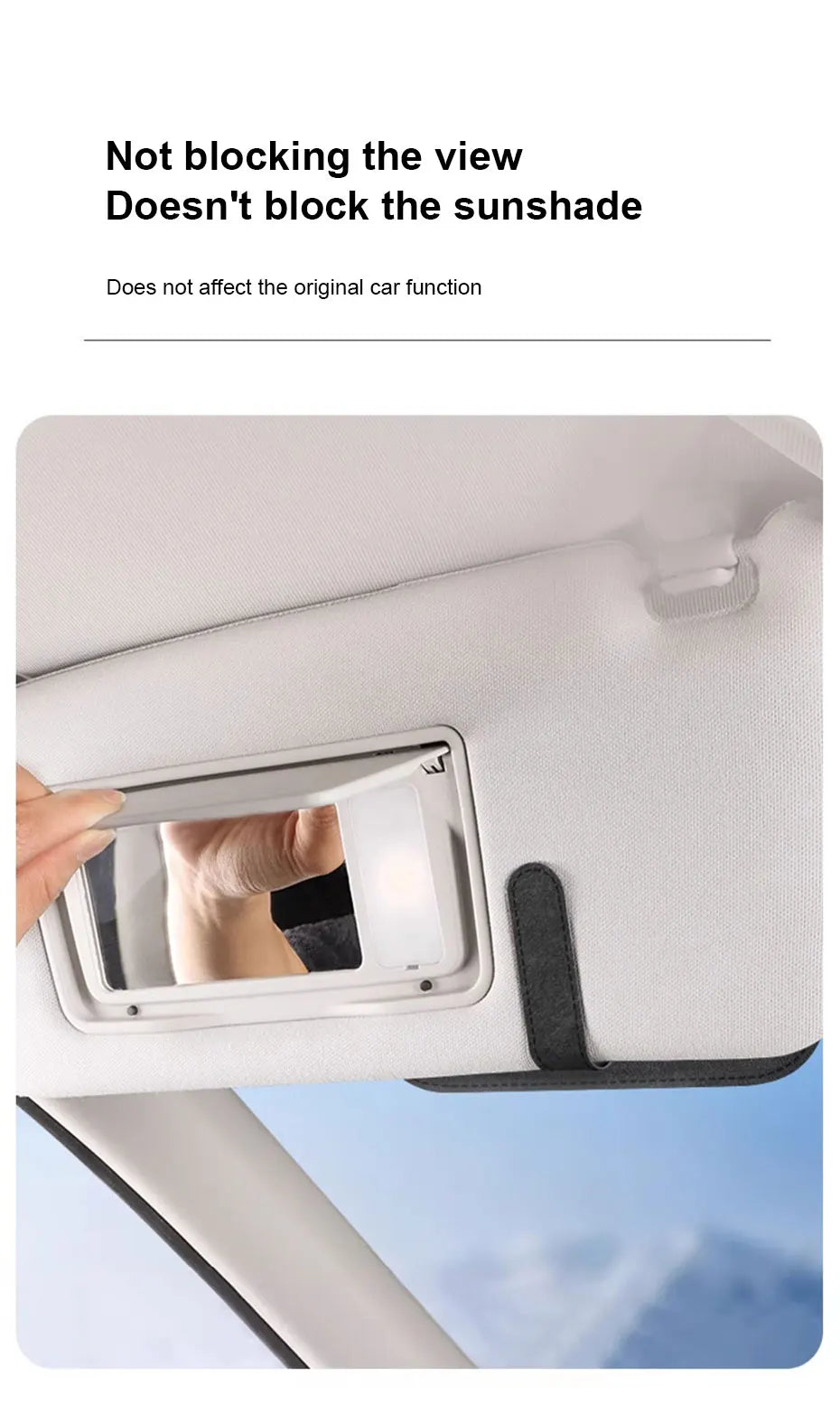 SEAMETAL – porte-lunettes pare-soleil en cuir de vache, boîte de protection pour lunettes de soleil résistantes à l'usure, mallette de rangement pour lunettes automobiles