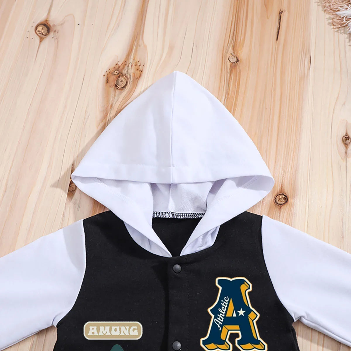 IURNXB bébé garçons filles barboteuse à capuche Baseball à manches longues infantile Onesie tenues de plage nouveau-né sweat vêtements combinaison 0-18M