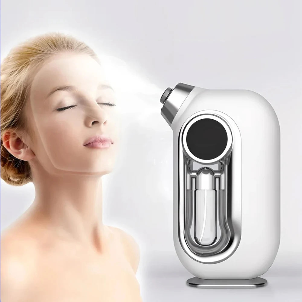 Pulvérisateur de brume hydratant pour la peau du visage, aérographe, nettoyage en profondeur du visage, injecteur d'oxygène, compresseur de brosse à Air sans fil