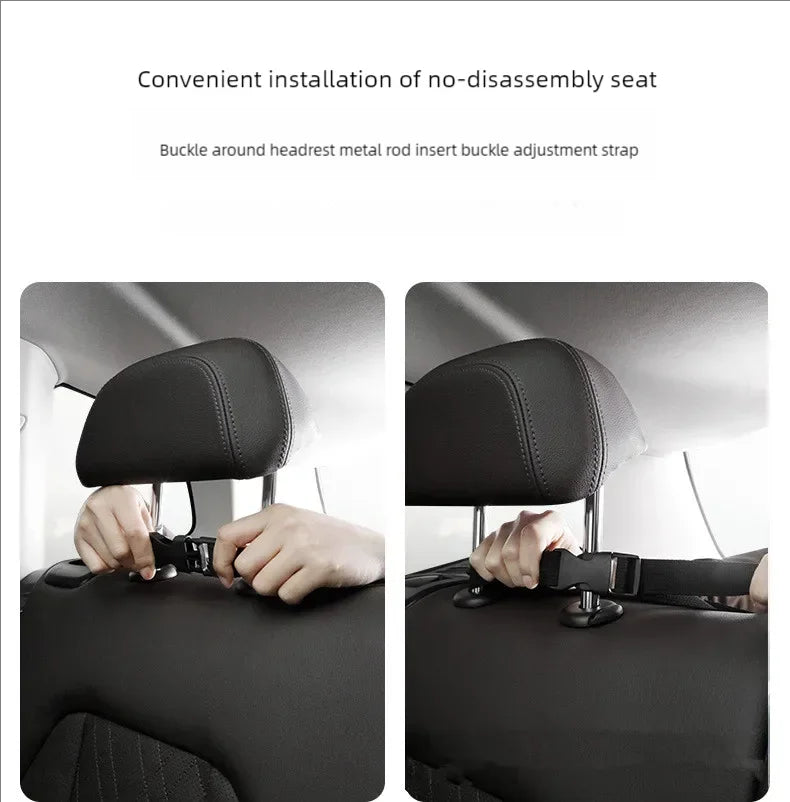Sac de rangement pour coffre de voiture, sac suspendu pour dossier de siège de voiture SUV, sac de rangement multifonctionnel en maille, articles de rangement pour intérieur de voiture