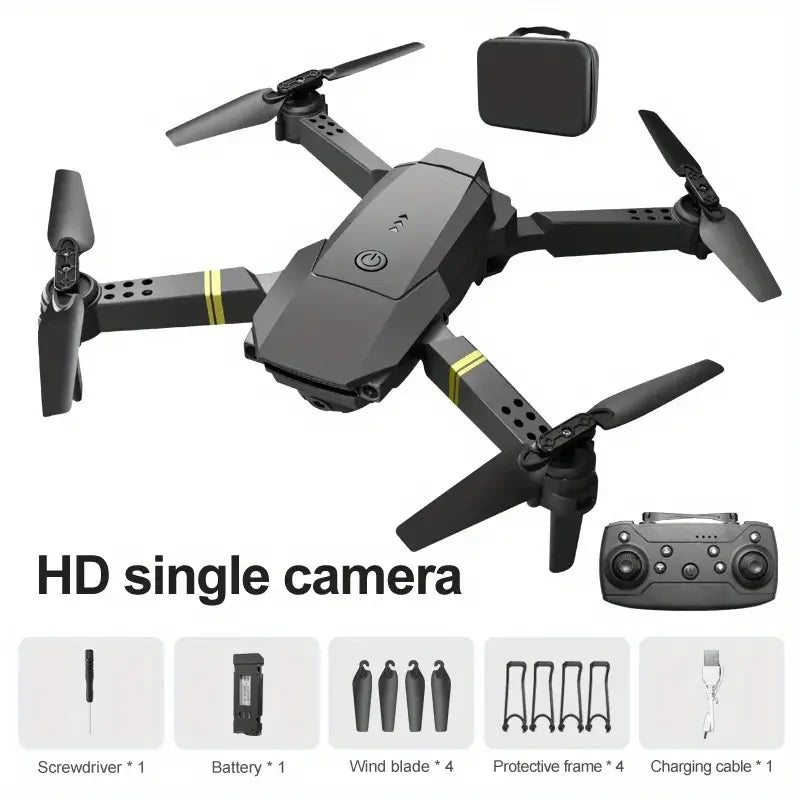 Drone haute définition E88/E58 4K, photographie aérienne, avion RC Intelligent à hauteur fixe, avion à quatre axes, jouets pour enfants garçons