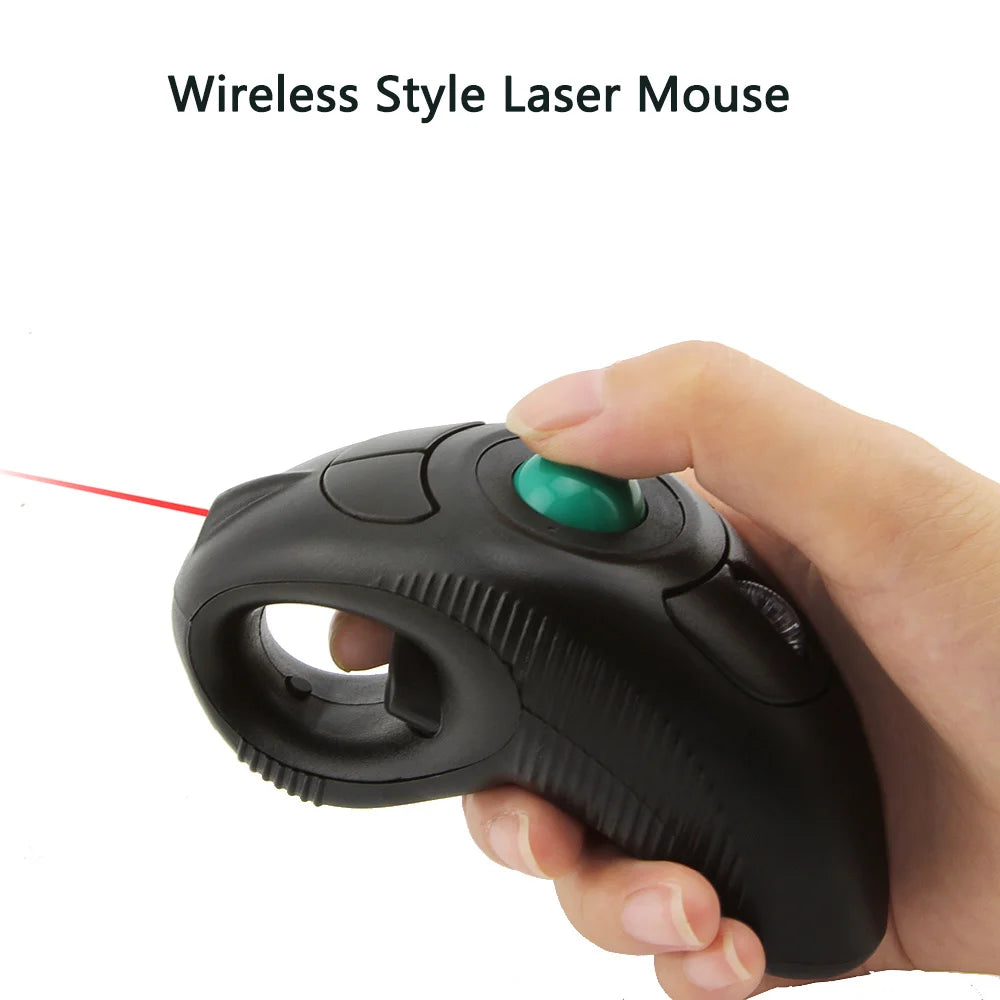 Souris Laser portable ergonomique, commande au pouce, sans fil, optique, filaire, USB, pour ordinateur portable et PC, nouvelle collection