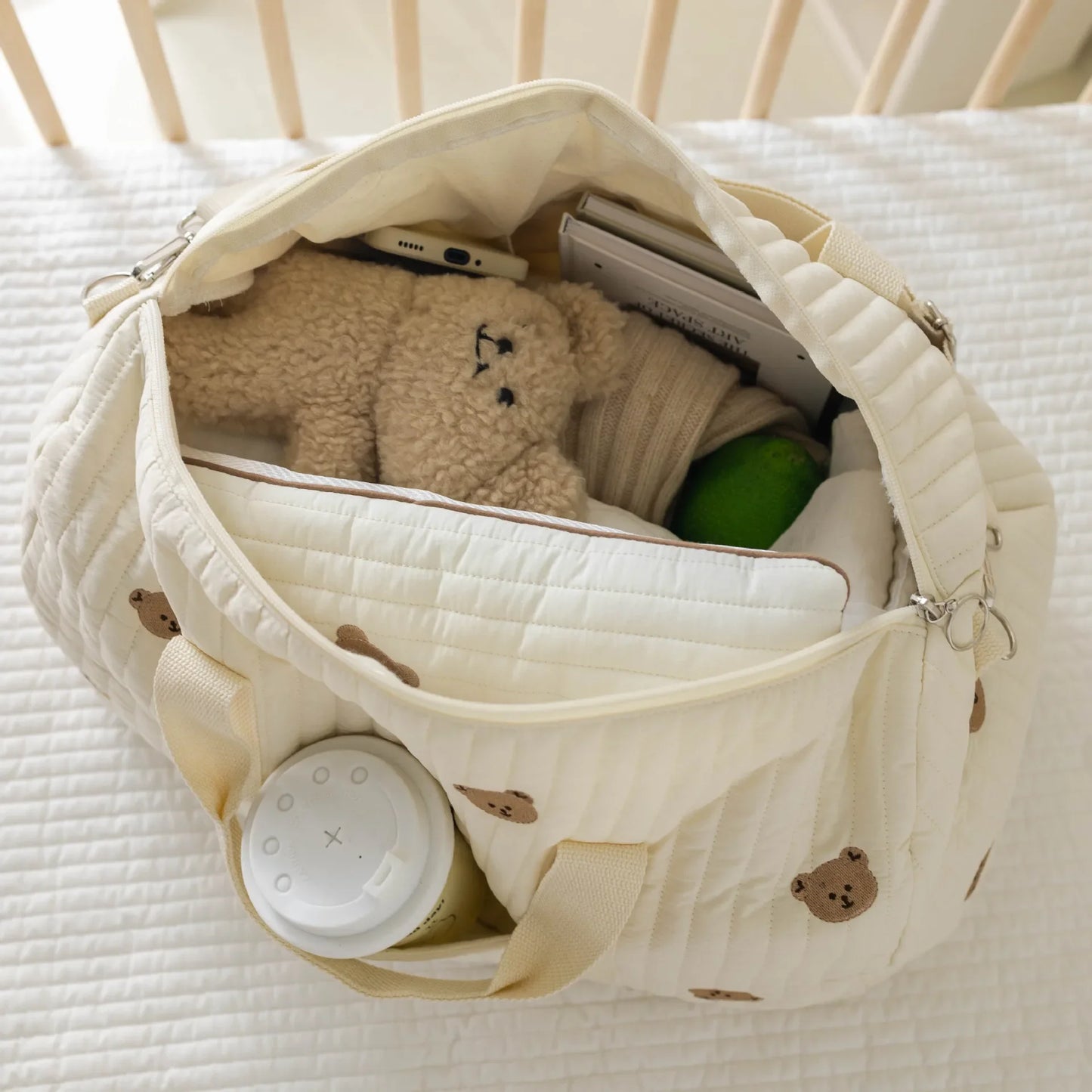 Grand sac de maternité pour maman, sac de rangement pour couches de bébé, grande capacité, organisateur d'articles pour bébé, sac de voyage pour femmes, sac à main multifonctionnel