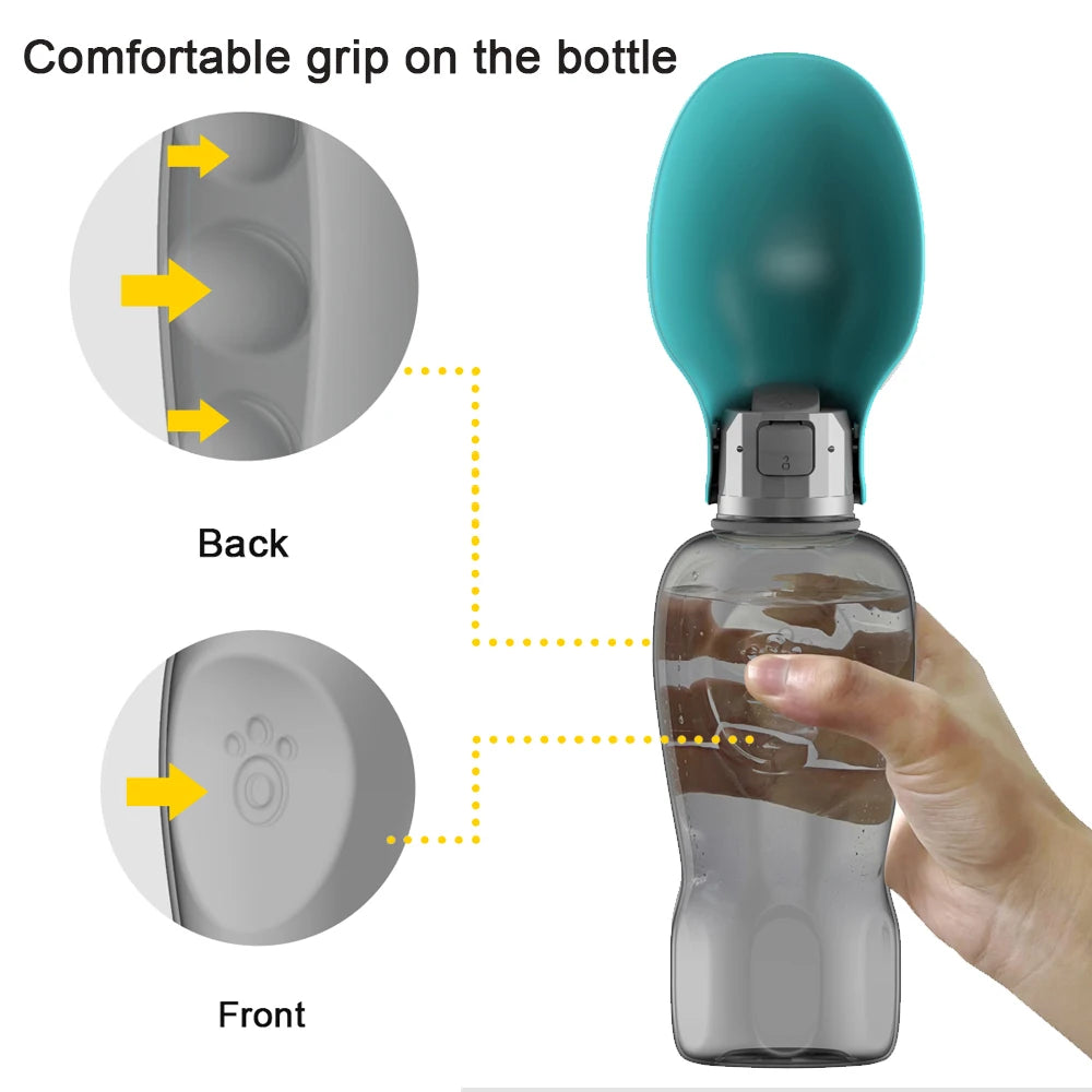 Portable Chien Bouteille D'eau Pour Les Petits Grands Chiens En Plein Air Marche Chiot Potable Bol Chat Buveur Labrodor Yorkshire Fournitures Pour Animaux De Compagnie